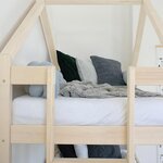 Lits cabane superposés KILI 90 x 200 naturel
