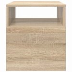 vidaXL Table d'appoint 2 Pièces Chêne Sonoma 40 5 x 40 x 45 cm