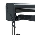 vidaXL Auvent rétractable anthracite 4 5x3 m tissu et aluminium
