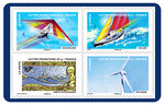Carnet - Le Timbre Fête L'Air - 12 timbres autocollants