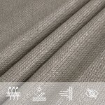 vidaXL Voile d'ombrage 160 g/m² rectangulaire gris clair 2x2 5 m PEHD