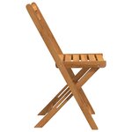 vidaXL Chaises de bistrot pliantes lot de 8 bois d'acacia solide