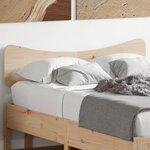 vidaXL Tête de lit 135 cm bois massif de pin