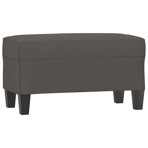 vidaXL Banc Gris 70x35x41 cm Similicuir