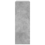 vidaXL Armoire à chaussures gris béton 60x34x96 5 cm bois d'ingénierie