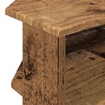 vidaXL MeubleTVd'Angle Bois Ancien 102x40 5x45cm Bois d'ingénierie