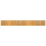 vidaXL Tapis rectangulaire naturel 60x500 cm bambou