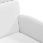 vidaXL Chaises de salle à manger 2 Pièces Blanc 58 x 65 x 98 cm Faux cuir