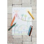 Crayon WOODY 3 en 1 Extra large Argent STABILO