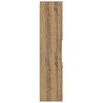 vidaXL Armoire de salle de bain suspendue chêne artisanal 30x30x130 cm