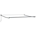 vidaXL Auvent manuel rétractable marron 500x300 cm
