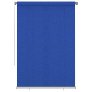 vidaXL Store roulant d'extérieur 160x230 cm Bleu PEHD