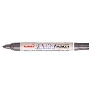 Marqueur Pte conique moyenne PAINT Marker PX20 2,2 - 2,8mm Gris x 12 UNI-BALL