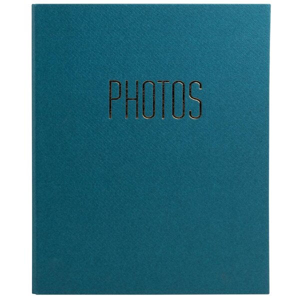 Album Photo Classeur 60 Pages Noires Officebyme - Bleu Canard - Exacompta