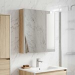 vidaXL Armoire Miroir de Salle de Bain Chêne Sonoma