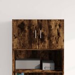 vidaXL Armoire murale chêne fumé 70x42 5x40 cm bois d'ingénierie