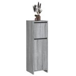 vidaXL Armoire de bain Sonoma gris 30x30x95 cm Bois d'ingénierie