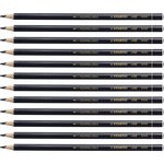 Crayon de Couleur Aquarellable ALL Toutes Surfaces Noir x 12 STABILO