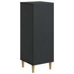 vidaXL Buffet Noir 33 x 34 5 x 90 cm Bois d'ingénierie