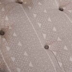 vidaXL Coussin de canapé sur palette Marron clair tissu