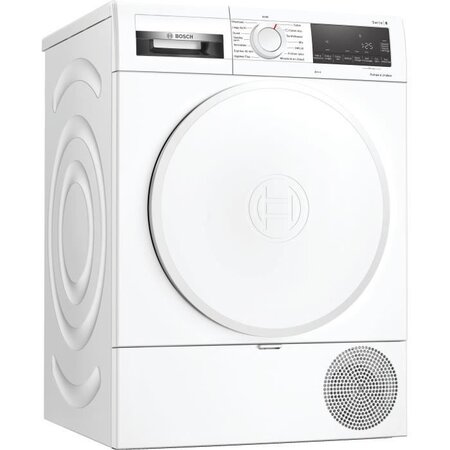 Seche-linge pompe a chaleur bosch wqg233d0fr - 8 kg - blanc