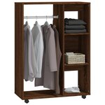 vidaXL Garde-robe Chêne marron 80x40x110 cm Bois d'ingénierie