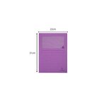 Paquet De 100 Chemises À Fenetre Forever - 22x31cm - Lilas - X 4 - Exacompta