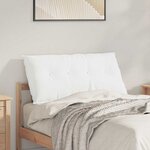 vidaXL Coussin de Dos Blanc 100 x 19 x 50 cm tissu