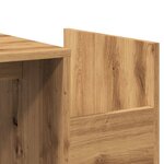 vidaXL Table basse chêne artisanal 90x45x35 cm bois d'ingénierie