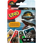 Mattel JFT28 - Uno Jeu de cartes Jurassic World