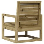 vidaXL Chaise de jardin 57 5x63x76 cm bois de pin imprégné