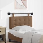 vidaXL Tête de lit suspendue Cappuccino Simili cuir