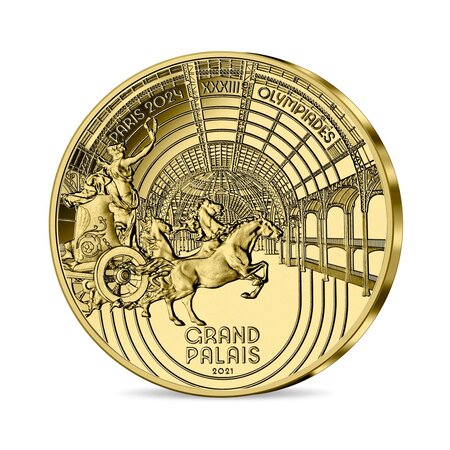 Monnaie de 50€ Or - Jeux Olympiques de Paris 2024 - Héritage Grand Palais