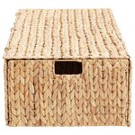 vidaXL Boîte de rangement Naturel 60 x 38 x 20 cm Jacinthe d'eau