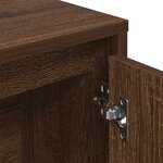 vidaXL Bibliothèque chêne marron 89x24x101 5 cm bois d'ingénierie