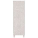 vidaXL Bibliothèque HAMAR Blanc 85x35x112 cm Bois de pin massif