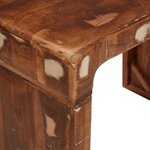 vidaXL Table d'appoint 60 x 35 x 45 cm bois de récupération massif