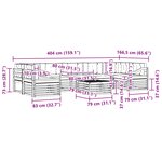 vidaXL Ensemble de canapés d'extérieur 8 pc Blanc et Beige