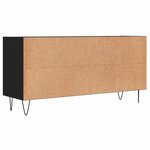 vidaXL Meuble TV noir 103 5x30x50 cm bois d'ingénierie
