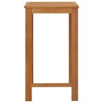 Vidaxl ensemble de bar de jardin avec coussins 5 pièces marron
