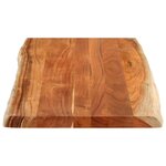 vidaXL Dessus de table 120x60x3 8cm rectangulaire bois massif d'acacia