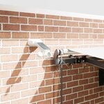 vidaXL Auvent Rétractable with Blanc 450 × 350 cm tissu