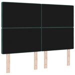 vidaXL Tête de lit LED en velours vert foncé  72 cm