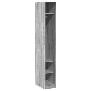vidaXL Garde-robe sonoma gris 30x50x200 cm bois d'ingénierie