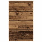 vidaXL Buffet vieux bois 60x35x98 5 cm bois d'ingénierie