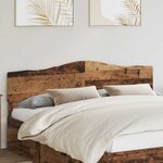 vidaXL Tête de lit Bois Ancien 200 cm Bois d'ingénierie