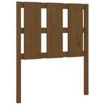 vidaXL Tête de lit Marron miel 80 5x4x100 cm Bois massif de pin