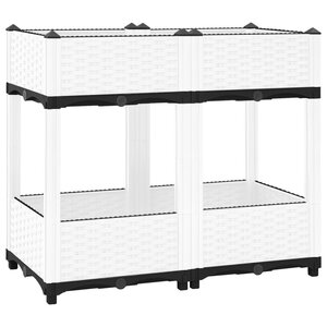 vidaXL Lit surélevé 80x40x71 cm Polypropylène