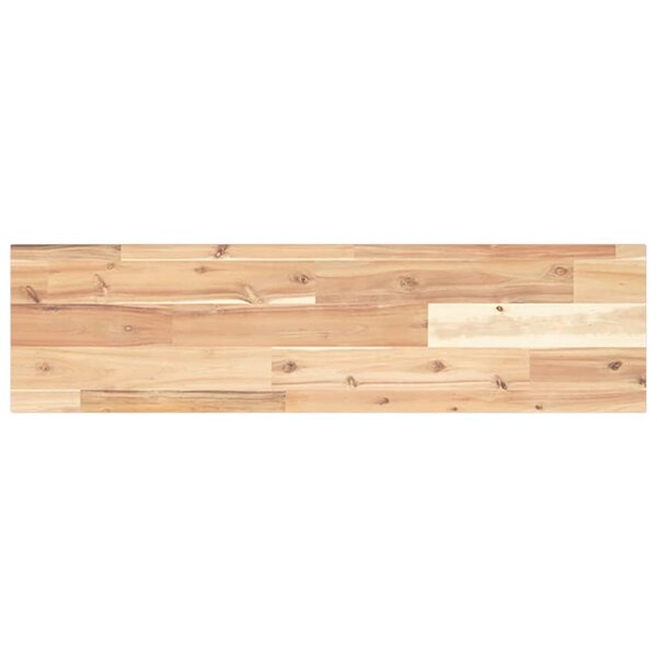 vidaXL Étagère flottante 100x20x2 cm bois d'acacia massif non traité