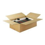 5 cartons d'emballage 21.5 x 15 x 5 5 cm - Simple cannelure
